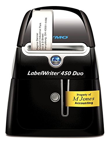 Impressora de etiquetas DYMO 450-DYMO-450-DUO DYMO - Impressoras, fotocopiadoras e máquinas de fax - preto, 600x300 dpi, impressão térmica, alphanumeric