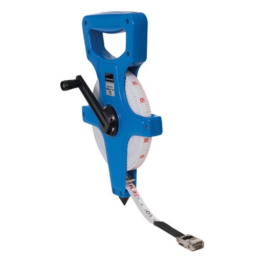 Fita de Medição Laser SILVERLINE (PVC) 30m x 60mm Silverline - Fitas métricas - 30m, 60mm, fibra métrica, gancho metálico
