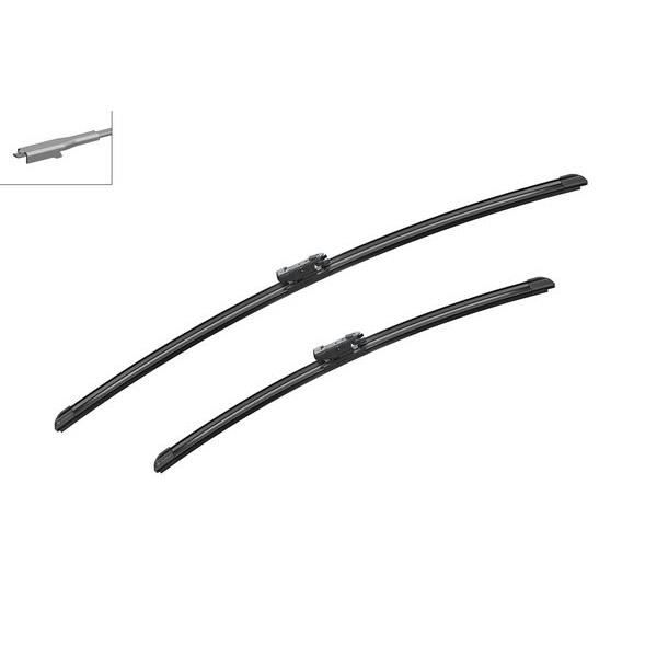 Conjunto de 2 Escovas Limpa-Para-Brisas BOSCH A093S Bosch - Peças e acessórios para janelas de veículos automotores - conjunto, escovas, limpa para-brisa, bosch a093s, resistente à água