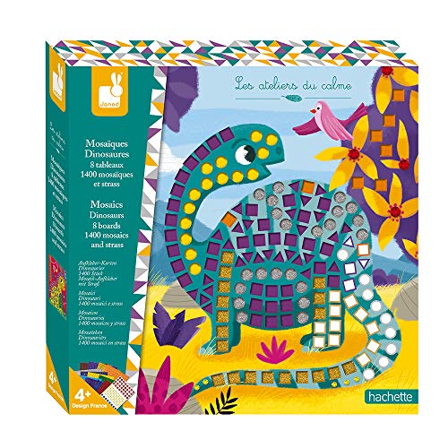Kit de Artesanato para Crianças CLAIREFONTAINE Dino (3 anos) Juratoys - Kits de artesanato de brinquedos - mosaicos, espuma, strass, manual, instruções