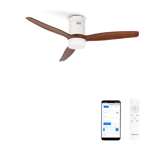 Ventoinha de Teto CREATE Windcalm (6 velocidades - 40 W - Diâmetro: 132 cm) CREATE - Ventiladores de teto - 6 velocidades, 40 W, 132 cm