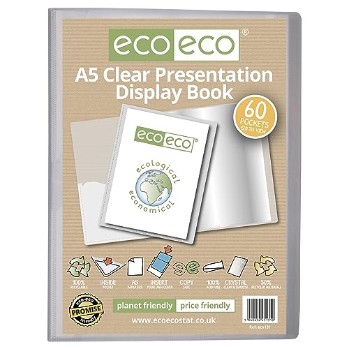 Pasta ECOECO (A5 - Polipropileno - Transparente) eco-eco - Pastas e capas de relatório - eco, polipropileno, transparente