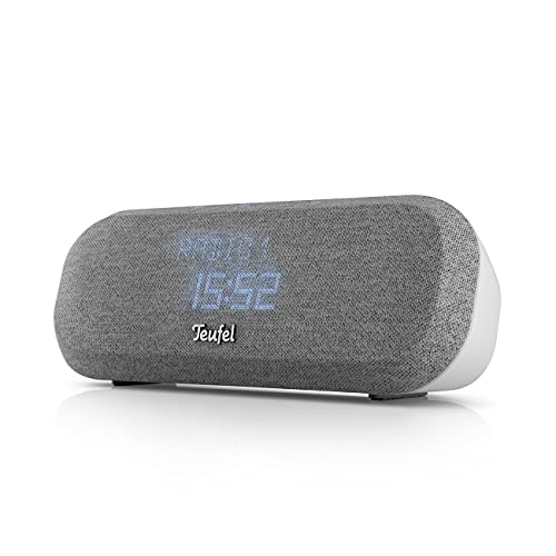 Rádio Despertador TEUFEL Radio One Cinzento Lautsprecher Teufel - Áudio - rádio despertador, teufel radio one, cinzento, sintonizador digital, dab+, alarmes, temporizador, sleep, leitor mp3