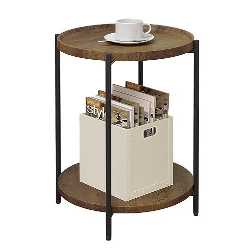 Mesa de Centro WOLTU BTS06Hov (Preto - 43 x 43 x 51 cm) WOLTU - Conjuntos de móveis de quarto - 43x43x51 cm, preto, 3,7 kg, 30 kg