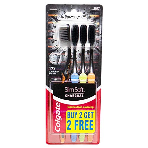 Escova de Dentes Colgate Slim Soft Carbon Fiber COLGATE - Escovas de dentes - colgate, slim soft, carbon fiber