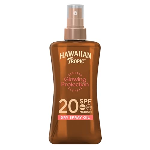 Óleo Corporal HAWAIIAN TROPIC Dry Spf 20 Medium (200 ml) Hawaiian Tropic - Produtos de bronzeamento - óleo corporal, hawaiian tropic, dry spf 20, medium, 200 ml