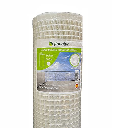 Malla Plastificada FLONATUR (Branco - 1000x1000 mm) FLONATUR - Limites e bordas de jardim - plastificada, branco, 1000x1000 mm