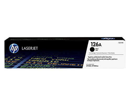 Toner HP LaserJet Original 126A - Preto (CE310A) HP - Cartuchos de toner e jato de tinta - laser, preto, hp color laserjet cp1020, 1200 páginas