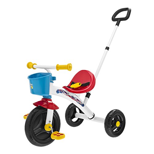 Triciclo CHICCO Grow Up (Vermelho - 76x74x86 cm) Chicco - Triciclos - cresce, rodas duplas, barra de segurança, 76x74x86 cm