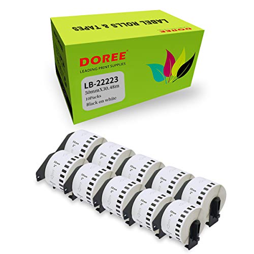 Etiquetadora DOREE 10 Rollos de Etiquetas Branco New source - Etiquetas de endereço - etiquetas branco, rollos 10