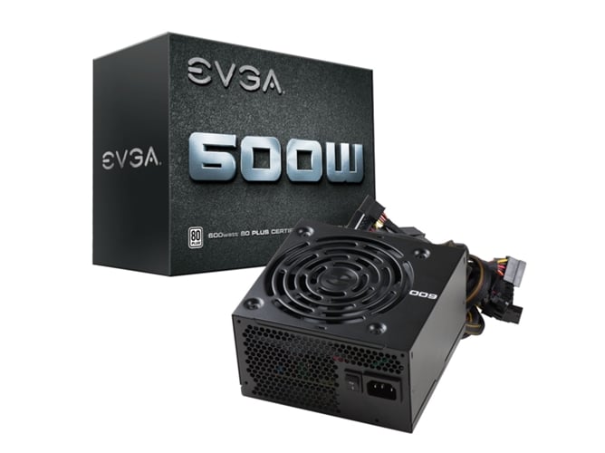 Fonte de Alimentação EVGA 100-W1-0600-K2 EVGA - Fontes de alimentação para computador - fonte, alimentação, evga