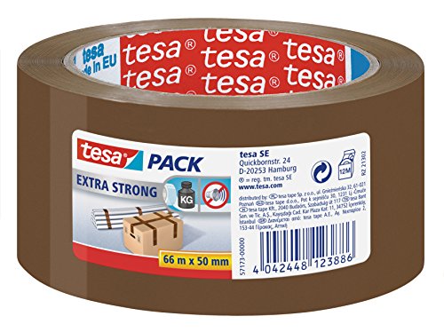 Fita de Embalar TESA Extra Strong Castanho (66 m) TESA - Fita adesiva - pvc, 66 m, castanho, extra strong