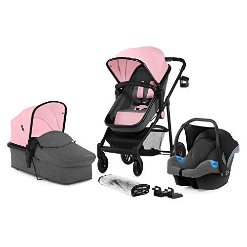 Carrinho de Bebé TRIO KINDERKRAFT 3 em 1 Juli Pink KINDERKRAFT - Móveis para bebês e crianças pequenas - trio, 3 em 1, bebé, juli pink