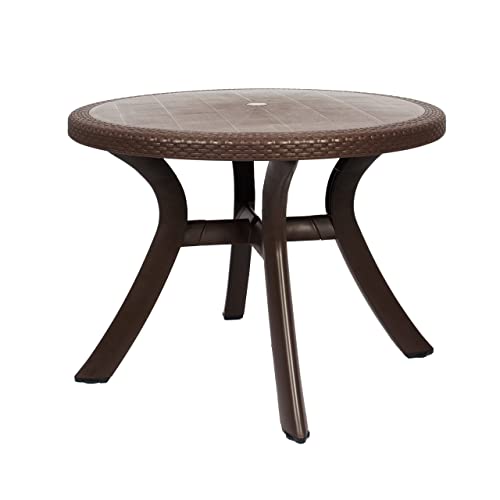 Mesa de Centro CECOTEC Caribe Redonda 98X98 CREVICOSTA - Mesas de exterior - redonda, 98x98