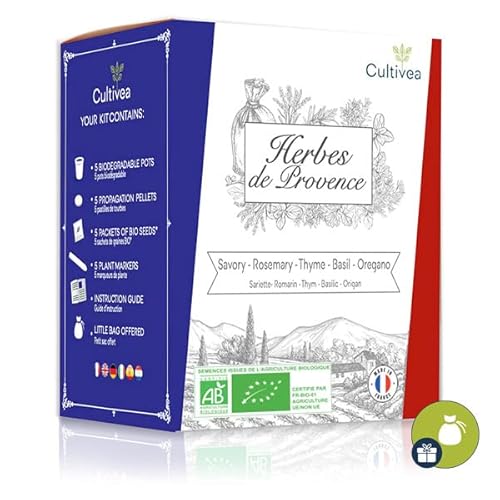 Kit de Jardinagem CULTIVEA Sabor Del Mundo Mini Kit Provença Cultivea - Kits de cultivo de plantas e ervas - jardinagem, cultivatea, sabor del mundo, mini kit, provença