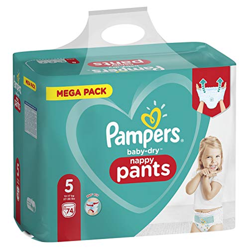 Fraldas PAMPERS Baby Dry Pants (Tam: 5) (Recondicionado Como Novo) Pampers - Roupa interior - fraldas, pampers, baby dry pants, tam 5, recondicionado como novo