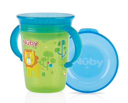 Caneca de Bebé NUBY 360º (240ml) | Verde NEW VALMAR BVBA - Canecas - caneca, bebé, nuby, 360º, verde