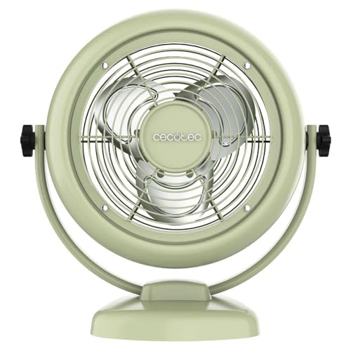 Ventoinha de Mesa CECOTEC ForceSilence 800 RetroDesk Green Cecotec - Ventiladores - cecotec, retrodesk, green, mesa