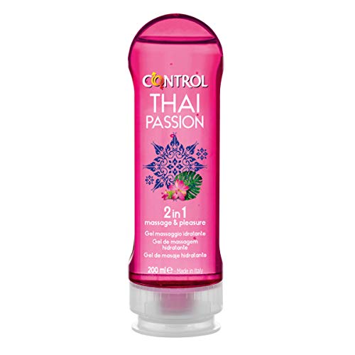 Gel de Massagem CONTROL Pleasure Thai Passion (200 ml) CONTROL - Cuidados com a pele - 200 ml, aroma exótico, suave, massagem relaxante