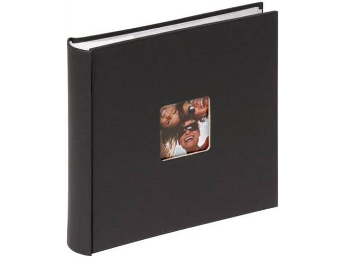 Álbum de Fotografias WALTHER DESIGN ME-110-B Walther - Álbuns de fotos - 200 fotografias, capa preta, folhas brancas, seção quadrada