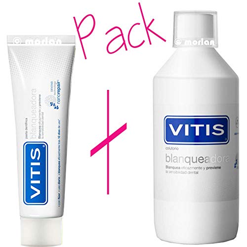 Pasta e Colutorio Branco VITIS 50 ml (Recondicionado Como Novo) VITIS - Cuidados com a higiene oral - pasta, colutorio branco, vitis, 50 ml
