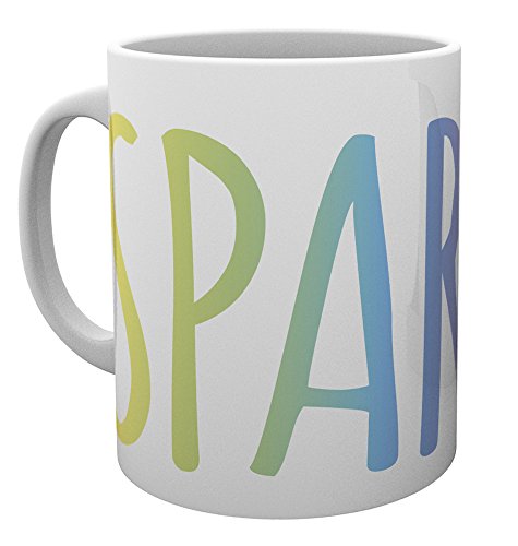 Caneca de Porcelana para Crianças GB EYE Unicórnio (Idade Mínima Recomendada: 3 anos) Gb Posters - Canecas - porcelana, unicórnio, lavável, microondas