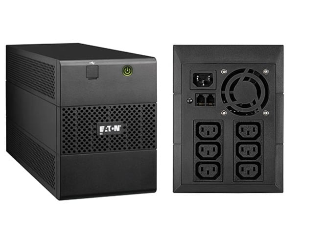 Ups Eaton 5E2000IUSB Linha interativa 2000VA 6AC outlets Torre Eaton - Transformadores de voltagem e reguladores - 2000 VA, 1200 W, 6 AC outlets, torre