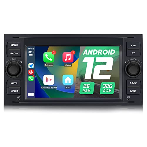 Autorrádio Awesafe Android 12 2Gb+32Gb Radio Coche com Ecrã Táctil de 7'' para Ford Focus Mondeo Fiesta AWESAFE - Aparelhos de áudio e vídeo para veículos e sistemas de painel - android, 12'', 7 polegadas, tactile screen