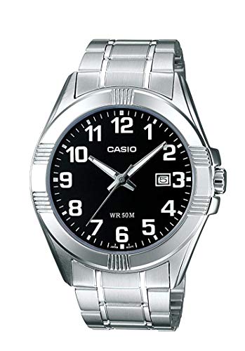 Relógio CASIO Homem (Aço - Prateado) Casio - Relógios - ecrã retroiluminado, cronómetro, resistente à água, aço