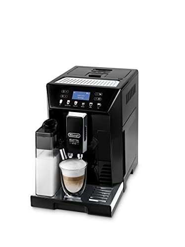 Máquina de Café DeLonghi Eletta Cappuccino Evo ECAM46.860.B | Preto DELONGHI - Máquinas de café espresso - cappuccino, 1450 W, 14 L, preto