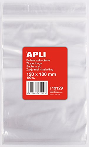 Sacos para Embalar APLI 13129 (100 Un) APLI - Materiais de embalagem - sacos, embalar, apli, 100 un