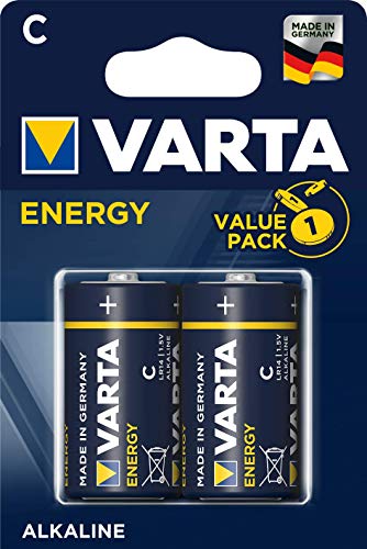 Pilha VARTA CR-2016 (2 unidades - Substituição para pilhas de água) Varta - Baterias - alcalino, 1,5 V, R14, 1100 mAh