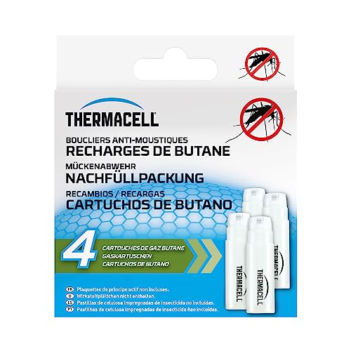 Recarga para Zaps Mosquitoes THERMACELL PROTECT GARDEN - Repelentes de insetos domésticos - gás butano, 12 horas, 20m², recarga