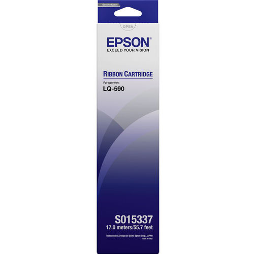 Cinta de etiquetas EPSON LK-4WBN negro Epson - Fitas de etiquetas e recargas - preto, matriz de pontos, 24 pinos, 290x78x32