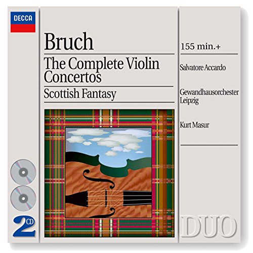 CD+DVD Bruch, Salvatore/Accardo,Gewandhausorchester Leipzig - Die 20 schönsten Welt DUO,DECCA,ROMANTICO, - Música e gravações de som - cd+dvd, bruch, salvatore, accardo, gewandhausorchester leipzig, violin concerto