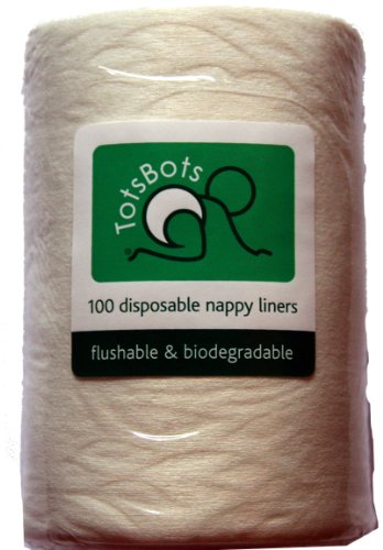 Protetor para fraldas TOTS BOTTS 100 unidades TotsBots - Banho e corpo - protetor, fraldas, tots botts