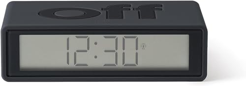 Relógio Despertador LEXON Flip+ (Preto) Lexon - Relógios de Parede - preto, plástico, alarme, bateria