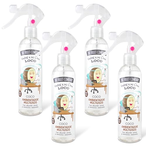 Ambientador THE FRUIT COMPANY Coconut (4 x 250 ml) Perfums & Beauty, S.L - Aromatizadores de ambiente - ambientador, coconut, cíttricos, 250ml