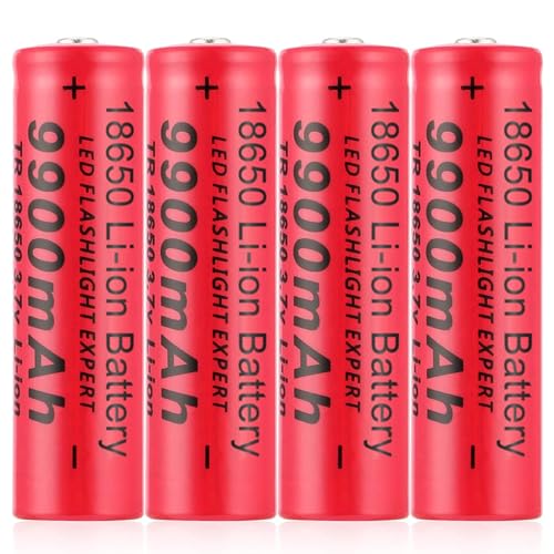 Bateria para Pilhas Recarregáveis 18650 3.7V Li-Ion Adeally - Baterias - 18650, 3.7V, 9900 mAh, Li-Ion