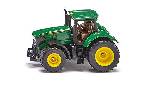 Veículo SIKU Trator John Deere 6251R com Reboque SIKU - Veículos de brincar - veículo, siku, trator John Deere, reboque, brincar, realista