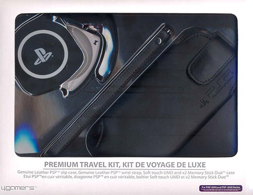 Capa PSP PREMIUM TRAVEL KIT Psp Awg Preto 4Gamers - Acessórios para console de jogo portátil - PSP, premium, preto