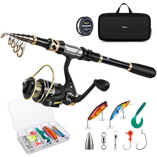 Conjunto de Varas e Arames MAGREEL 4 Peças Magreel - Material de pesca - 4 peças, varas, arame