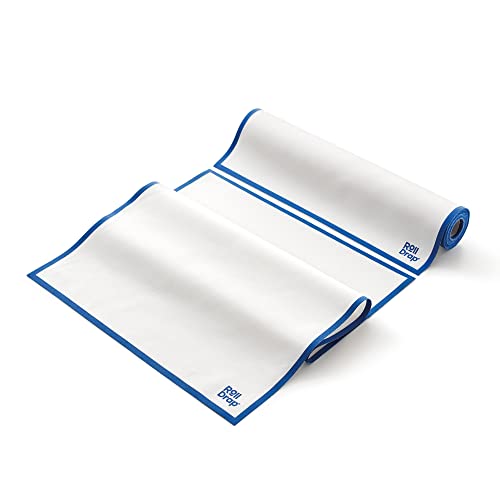 Toalha de cozinha J. Bellido TX100502 | Azul, branco ROLL-DRAP - Panos de limpeza de loja e panos de limpeza de uso geral - azul, branco, lavável à mão