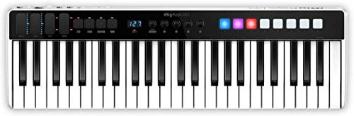 Teclado IK MULTIMEDIA iRig Keys I/O 49 (1 Entrada - 1 Saída) IK Multimedia - Controladores midi - teclado midi, interface áudio, 25 teclas, 49 teclas, 24 bits