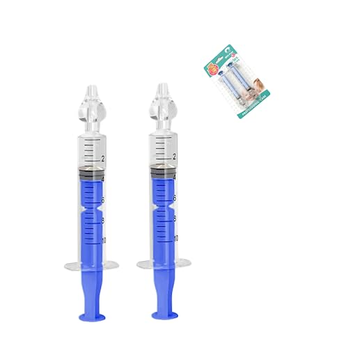 Aspirador nasal para bebés de 10 ml Azul Aeuezxx - Cuidados respiratórios - 10 ml, irrigador nasal, portátil, seguro