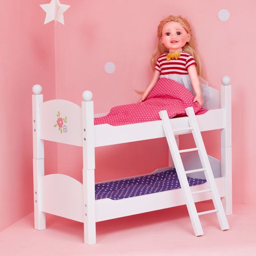 Cama para Boneca OLIVIA'S LITTLE WORLD Princess Double Bunk Bed Olivia's Little World - Acessórios para bonecas e figuras de ação - cama, boneca, princesa, dublada