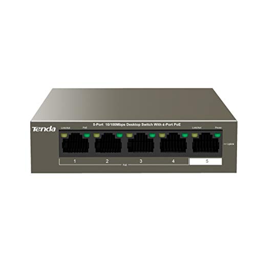 Switch de rede tenda tef1105p gerido l2 gigabit ethernet (10/100/1000) preto (Rede) Tenda - Concentradores e comutadores - Switch, tenda tef1105p, l2, gigabit ethernet, preto