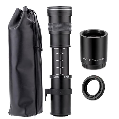 Objetiva JINTU 420-1600mm f8 HD Telefoto Manual para Nikon DSLR JINTU - Lentes de câmera - objetiva, jintu, 420-1600mm, f8, hd, telefoto manual, nikon dslr