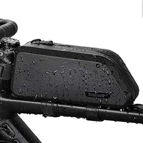 Bolsa de Ciclismo RHINOWALK (Preto - Poliéster) Rhinowalk - Peças para bicicletas - poliéster, impermeável, tubo superior, bolsa doantera