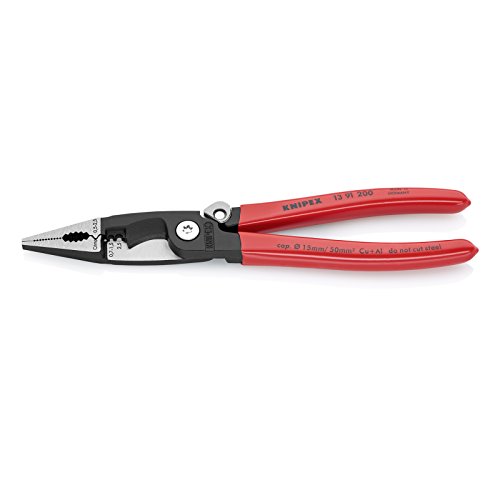 Knipex 13 91 200 alicate Alicates de pontas compridas KNIPEX - Alicates - ferro, 5 cm, vermelho, removível